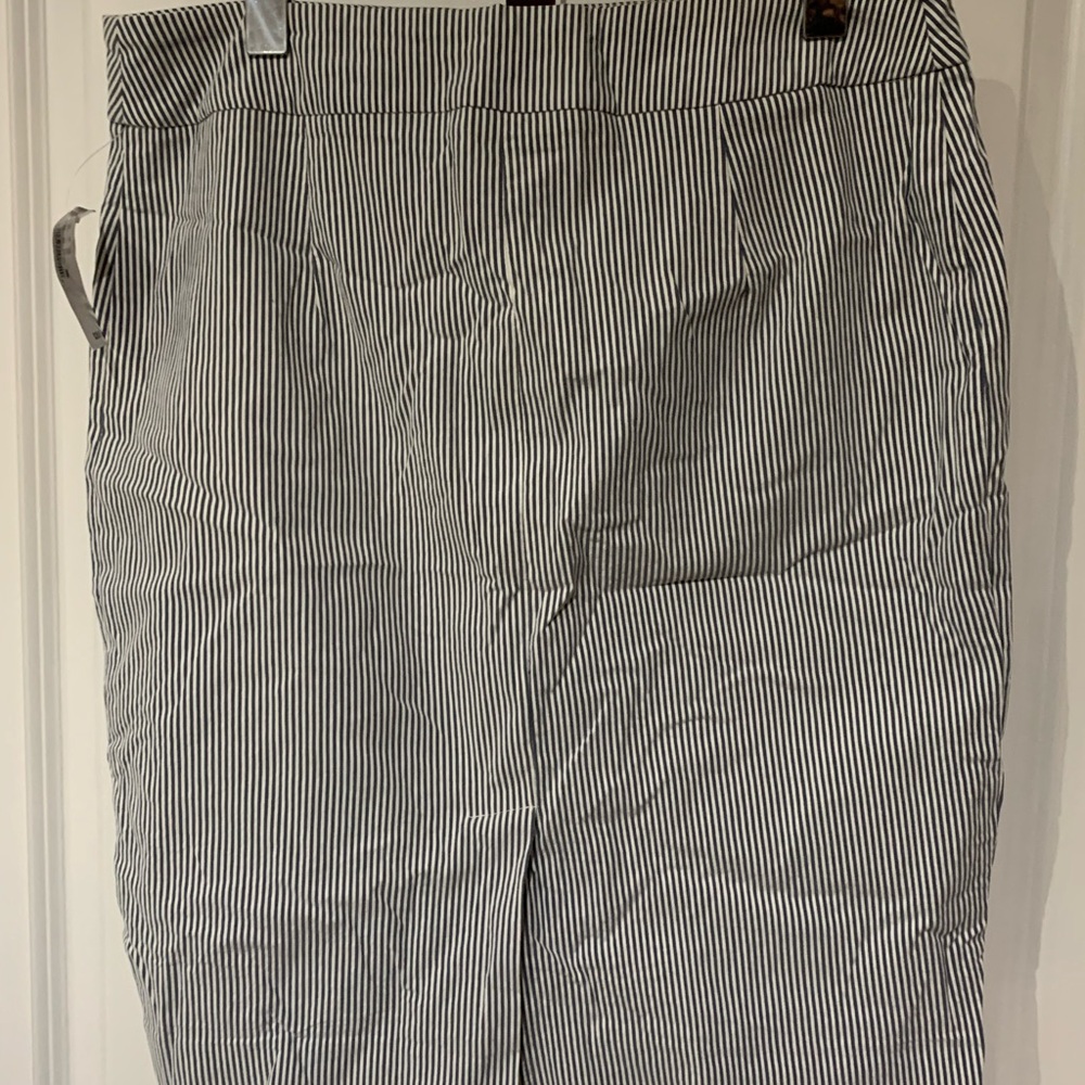 Cleo Striped Black and White Pants A2